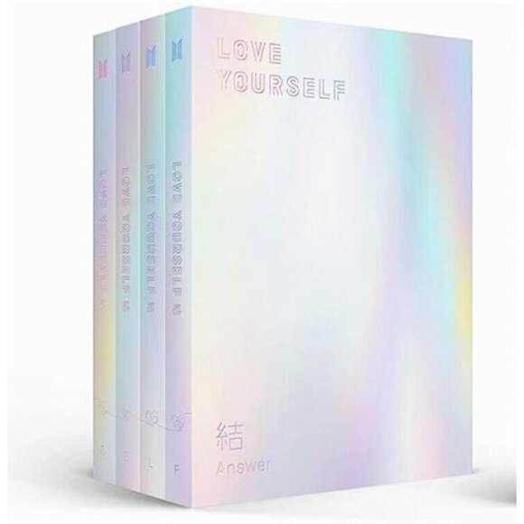 BTS - Love yourself 結 ‘Answer’ 4th Album 4 Version SET Posters ,Cards Rare Set - Picture 1 of 9